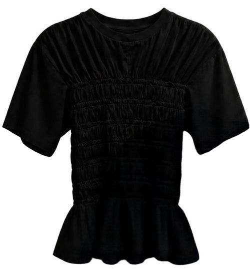 Blusa Manga Curta Lastex