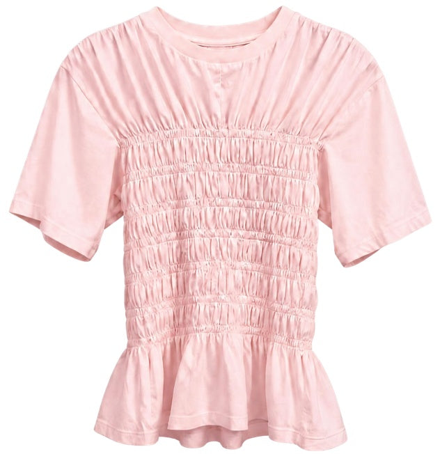 Blusa Manga Curta Lastex
