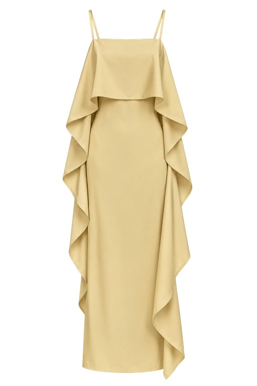 Vestido Top Cascata