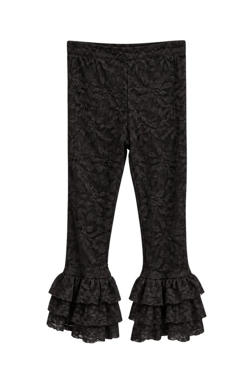 Calça Capri Renda com Babados