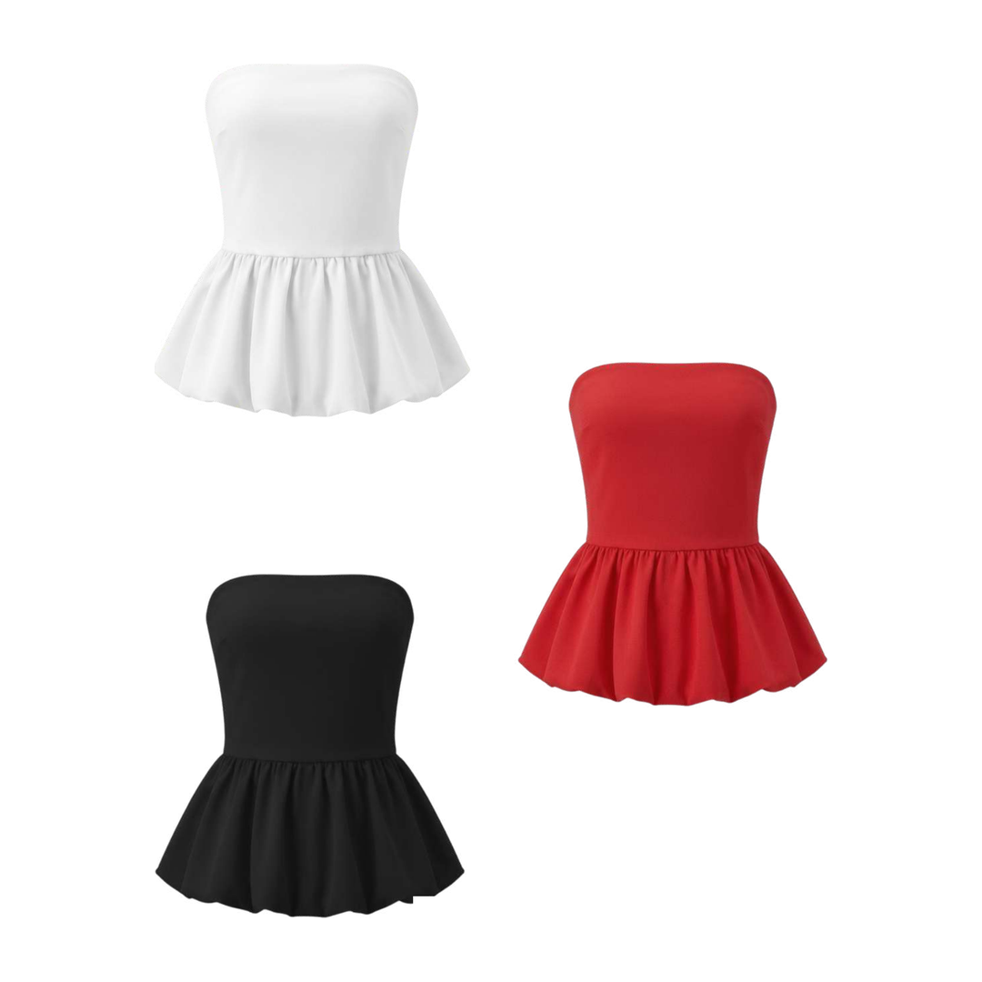 Peplum Balonê Alfaiataria