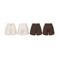 Shorts Sarja com Pregas